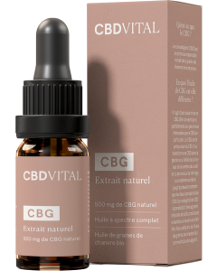 Huile de CBG Extrait naturel 5%